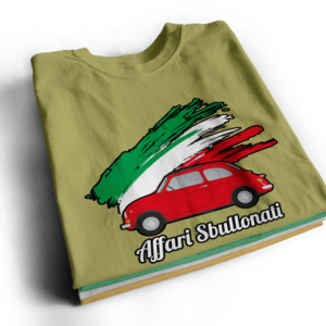 T-Shirt "Affari Sbullonati" - Modello 500 Italia